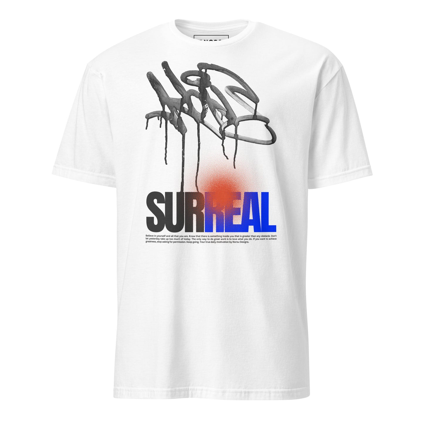 Λευκό Ανδρικό T-shirt - Surreal