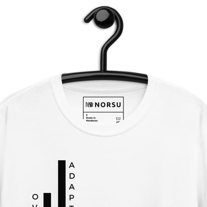 Λευκό Ανδρικό T-shirt - Adapt, Overcome, Improvise